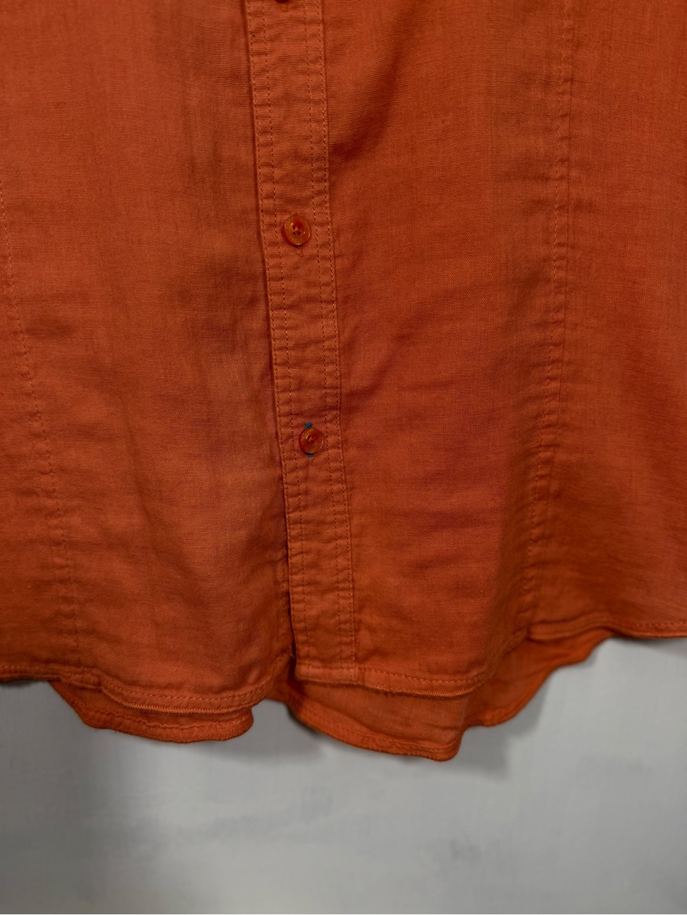 Margaritaville Men's Short Sleeve Button-Up Shirt — Orange - Picture 10 of 15